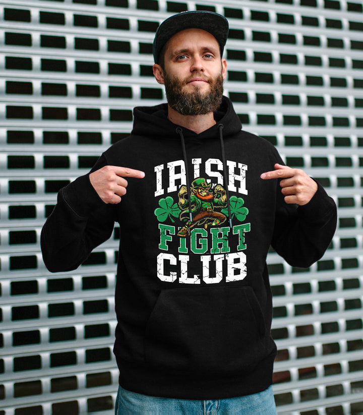 Irish Fight Club Kapuzenpullover | Irland Kleeblatt Boxen & Pub Hoodie