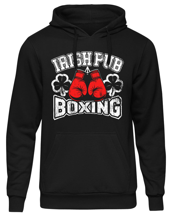 Irish Pub Boxing Kapuzenpullover | Boxen Irland Kleeblatt Pub Fighter