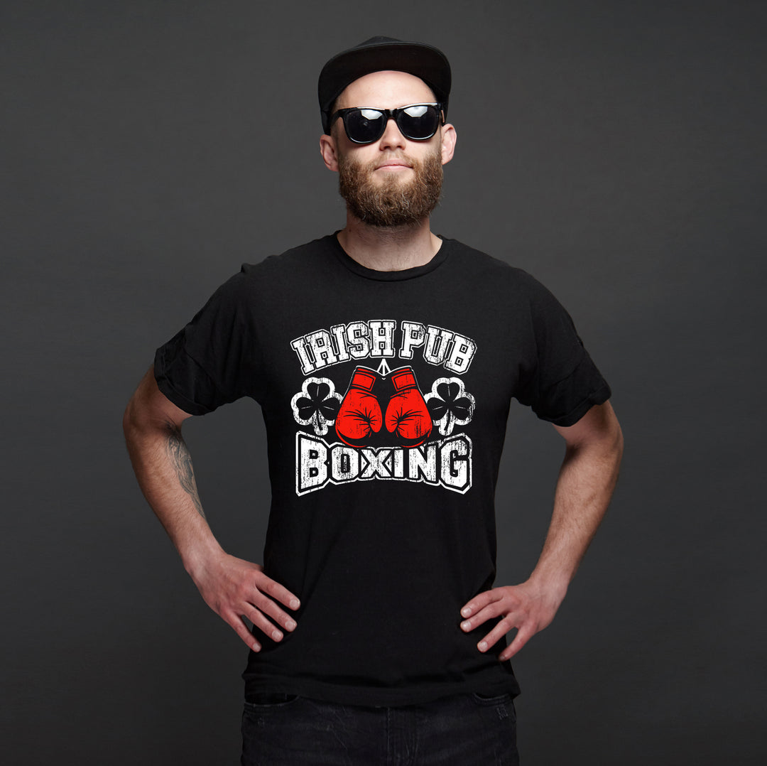 Irish Pub Boxing T-Shirt | Boxen Irland Kleeblatt Pub Fighter