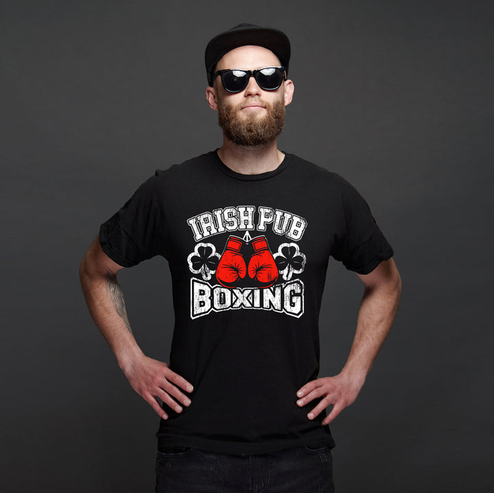 Irish Pub Boxing T-Shirt | Boxen Irland Kleeblatt Pub Fighter