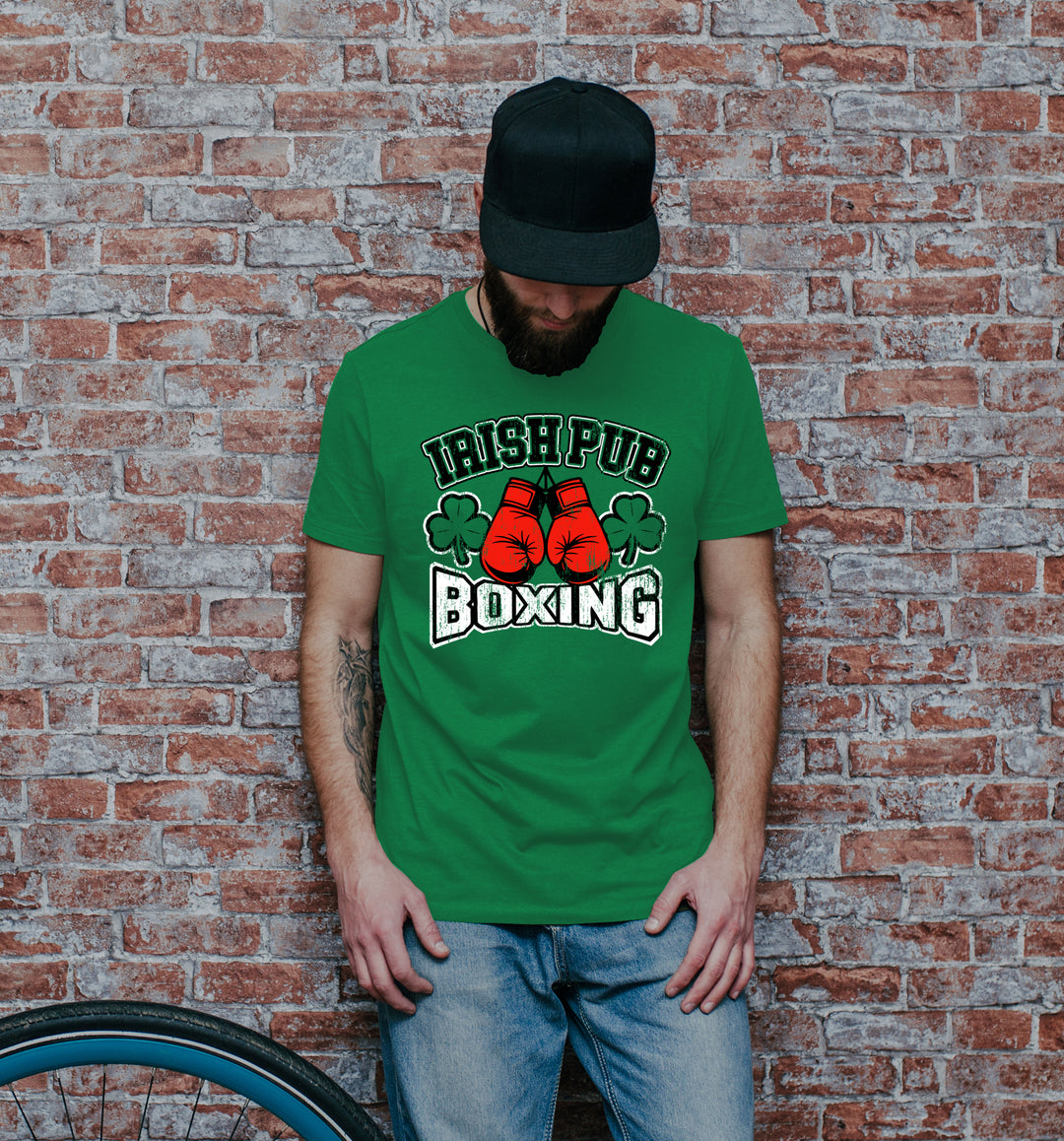 Irish Pub Boxing T-Shirt | Boxen Irland Kleeblatt Pub Fighter