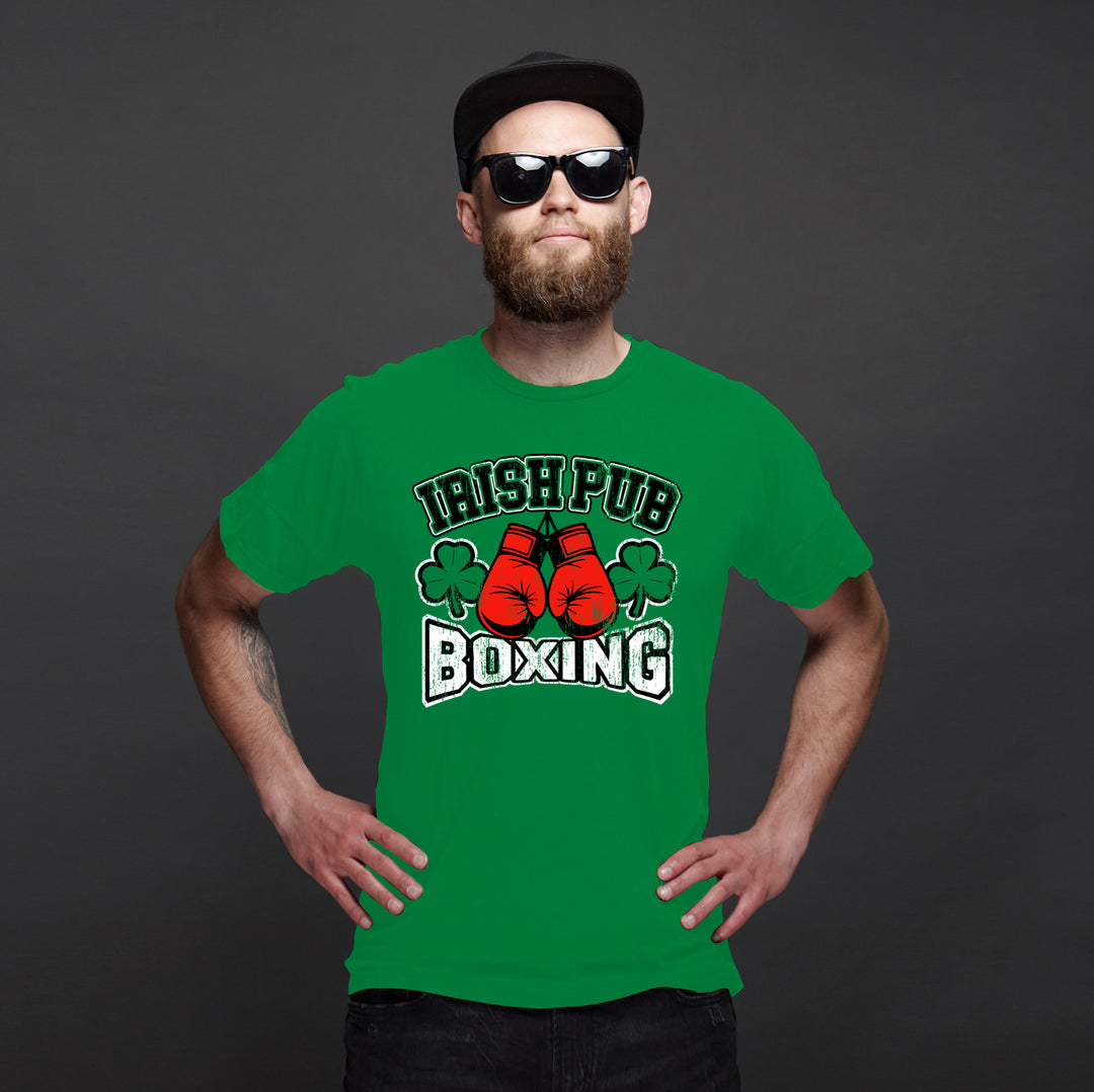 Irish Pub Boxing T-Shirt | Boxen Irland Kleeblatt Pub Fighter