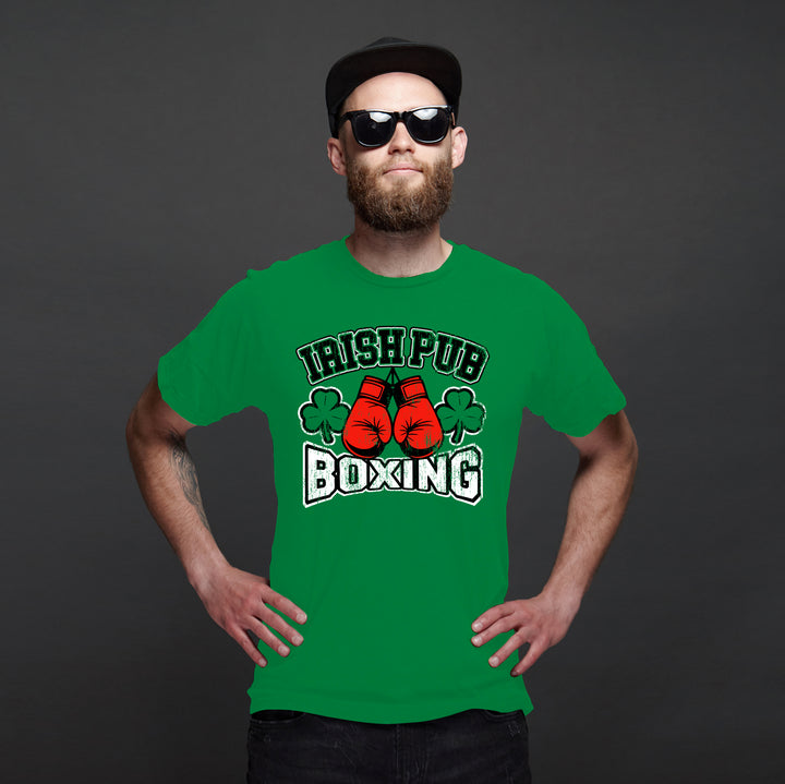 Irish Pub Boxing T-Shirt | Boxen Irland Kleeblatt Pub Fighter