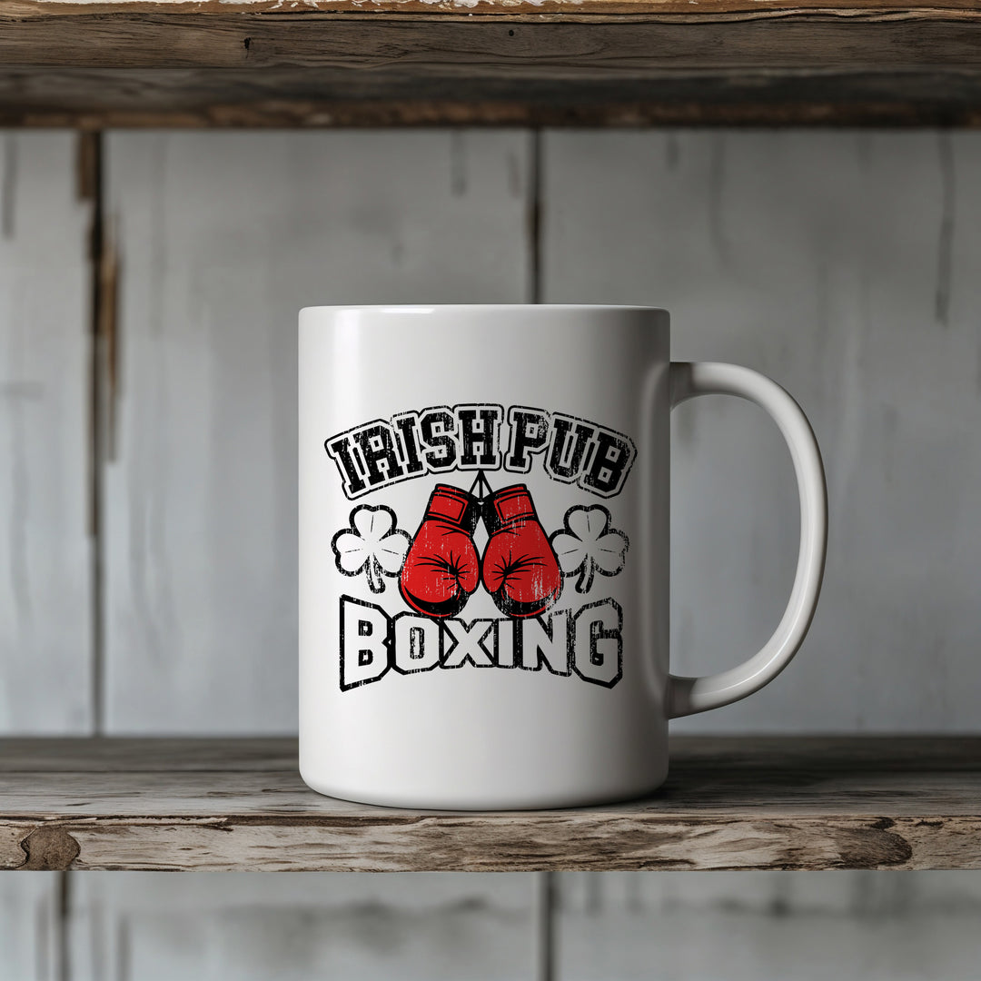 Irish Pub Boxing Tasse | Kaffeebecher Irish Boxing Kaffeetasse Irland Geschenk