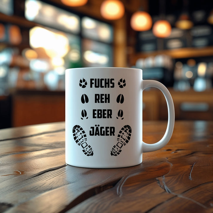 Jäger Tasse | Forstwirt Kaffeetasse Kaffeebecher Jäger Jagd | M1