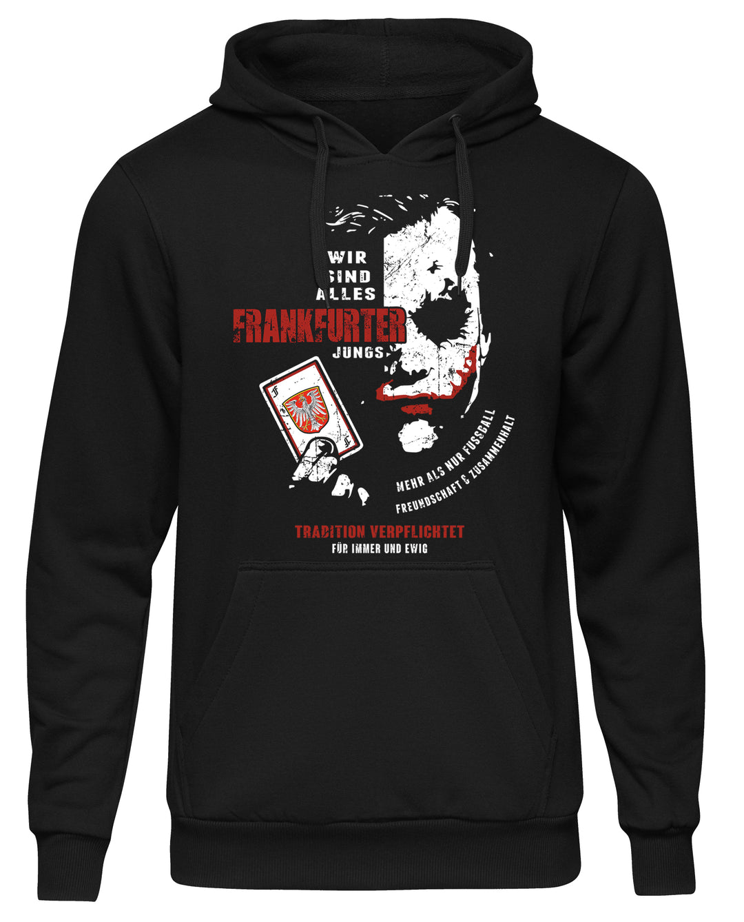 Joker Frankfurt Kapuzenpullover | Hessen Frankfurter Jungs FFM Mainhattan Hoodie