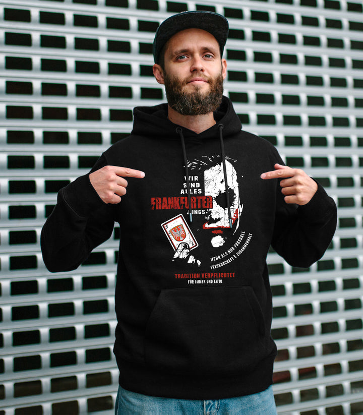 Joker Frankfurt Kapuzenpullover | Hessen Frankfurter Jungs FFM Mainhattan Hoodie