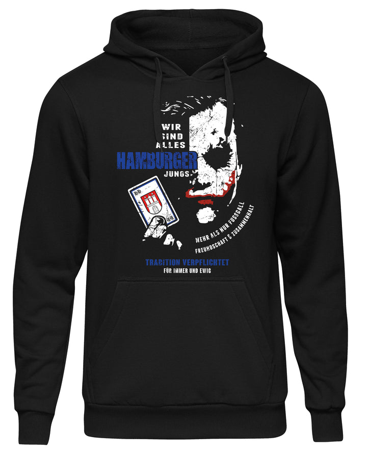 Joker Hamburg Kapuzenpullover | Hansestadt Hamburger Jungs Moin Hoodie