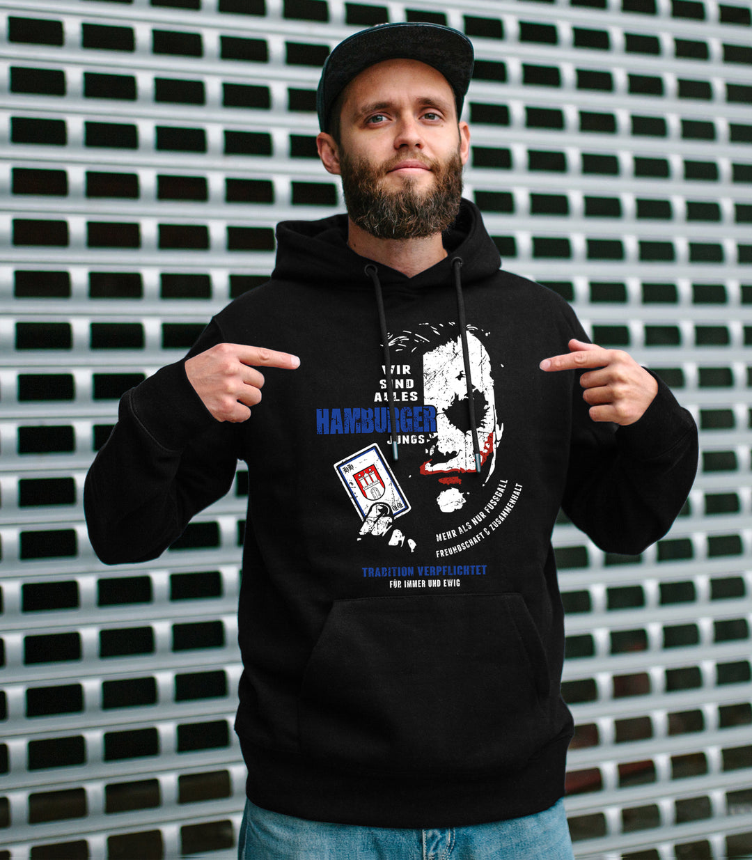Joker Hamburg Kapuzenpullover | Hansestadt Hamburger Jungs Moin Hoodie