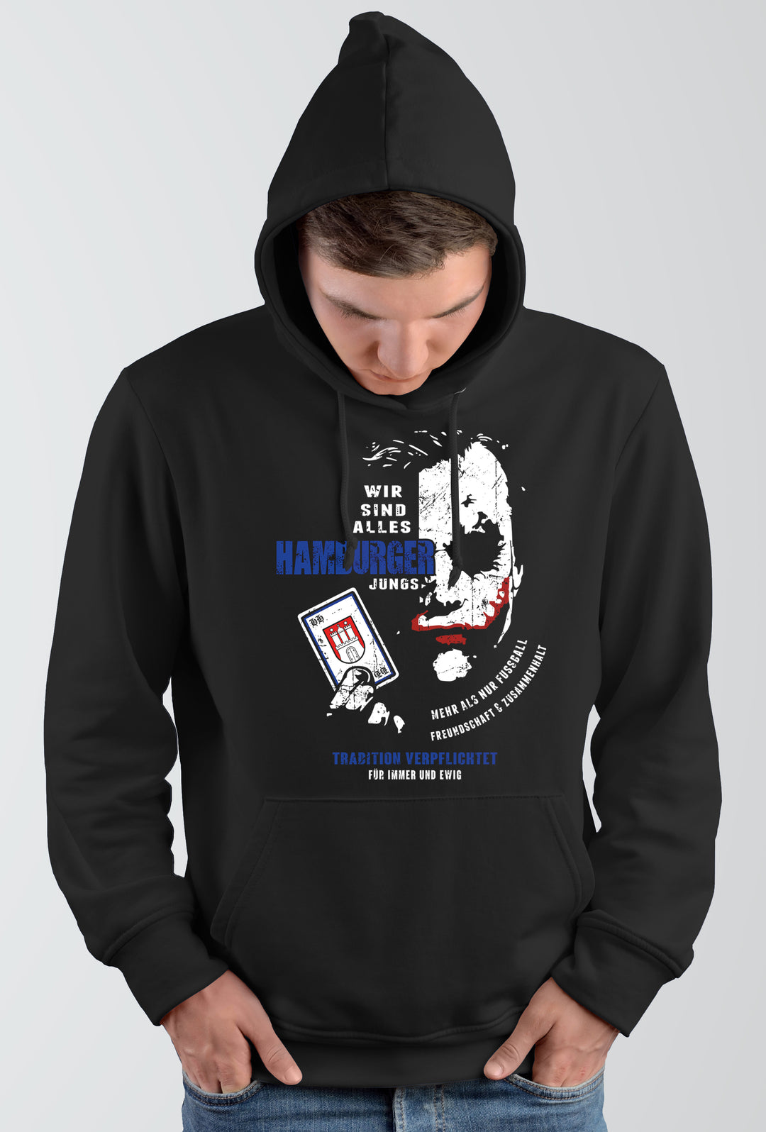 Joker Hamburg Kapuzenpullover | Hansestadt Hamburger Jungs Moin Hoodie