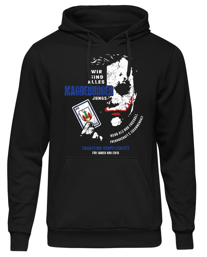 Joker Magdeburg Kapuzenpullover | Ostdeutschland Magdeburger Jungs Hoodie