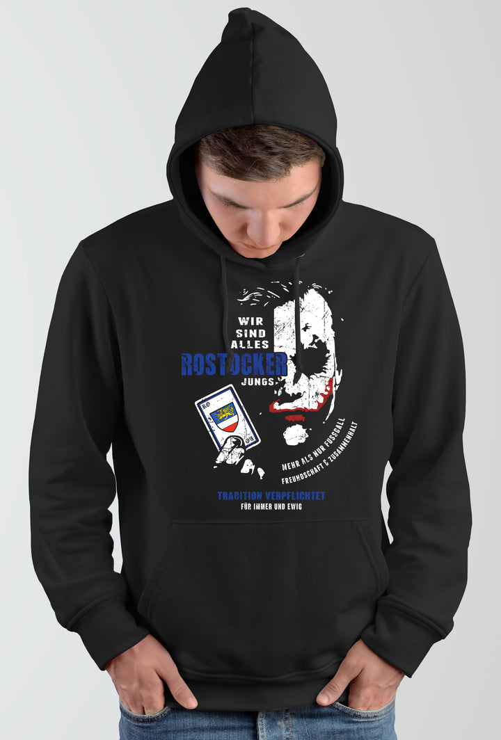 Joker Rostock Kapuzenpullover | Ostdeutschland Rostocker Jungs Hoodie