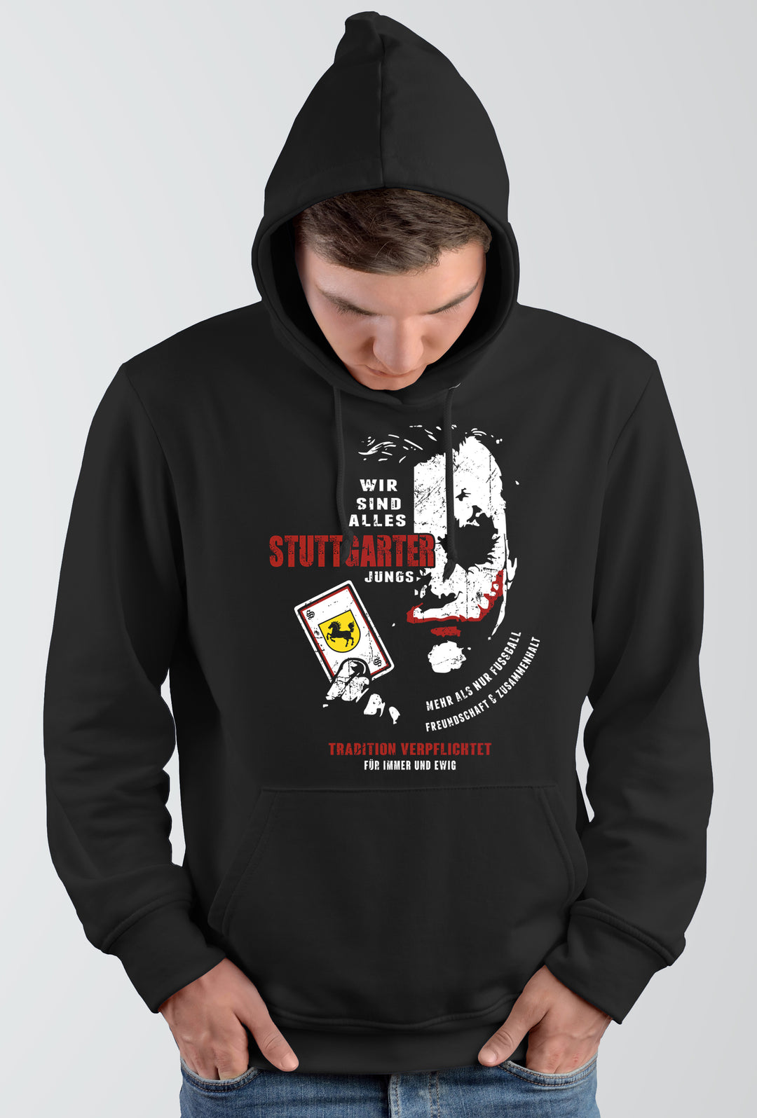 Joker Stuttgart Kapuzenpullover | Schwaben Stuttgarter Jungs Hoodie