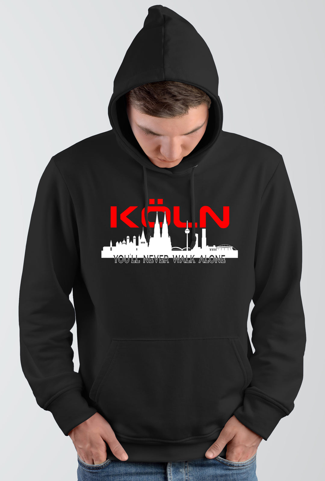 Köln Skyline Kapuzenpullover | Cologne Hoodie Stadt Pullover Nordrhein-Westfalen Geschenk