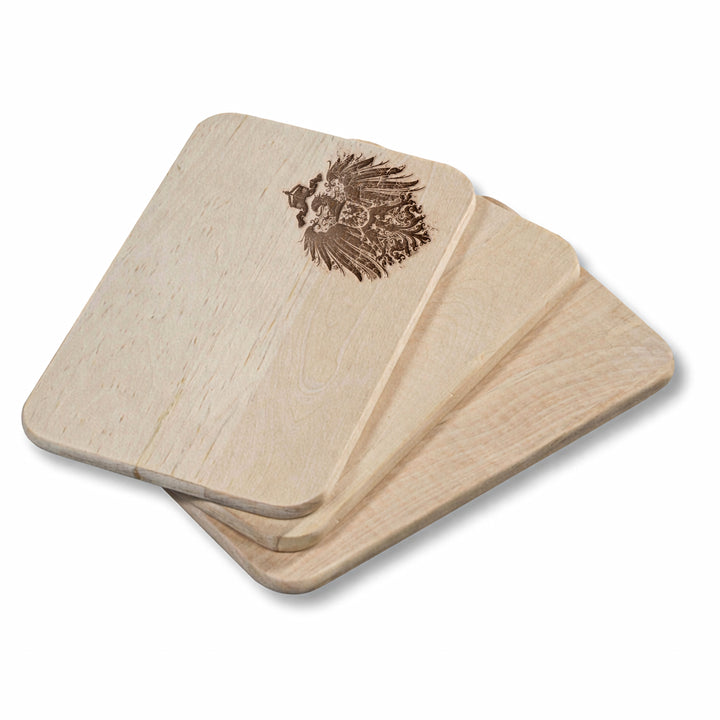Kaiserreich Schneidebrett | Frühstücksbrettchen mit Gravur – Holzbrett Adler Wappen Preußen Küchenbrett