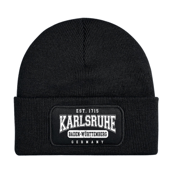 College City Karlsruhe Mütze | Baden Wintermütze | Patch Beanie