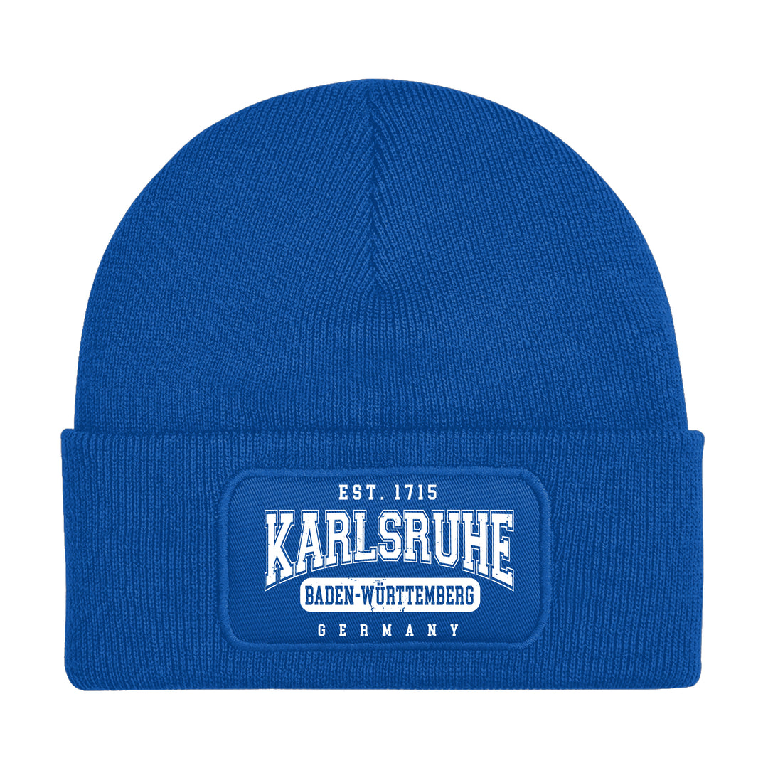 College City Karlsruhe Mütze | Baden Wintermütze | Patch Beanie