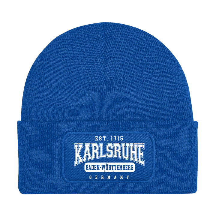 College City Karlsruhe Mütze | Baden Wintermütze | Patch Beanie