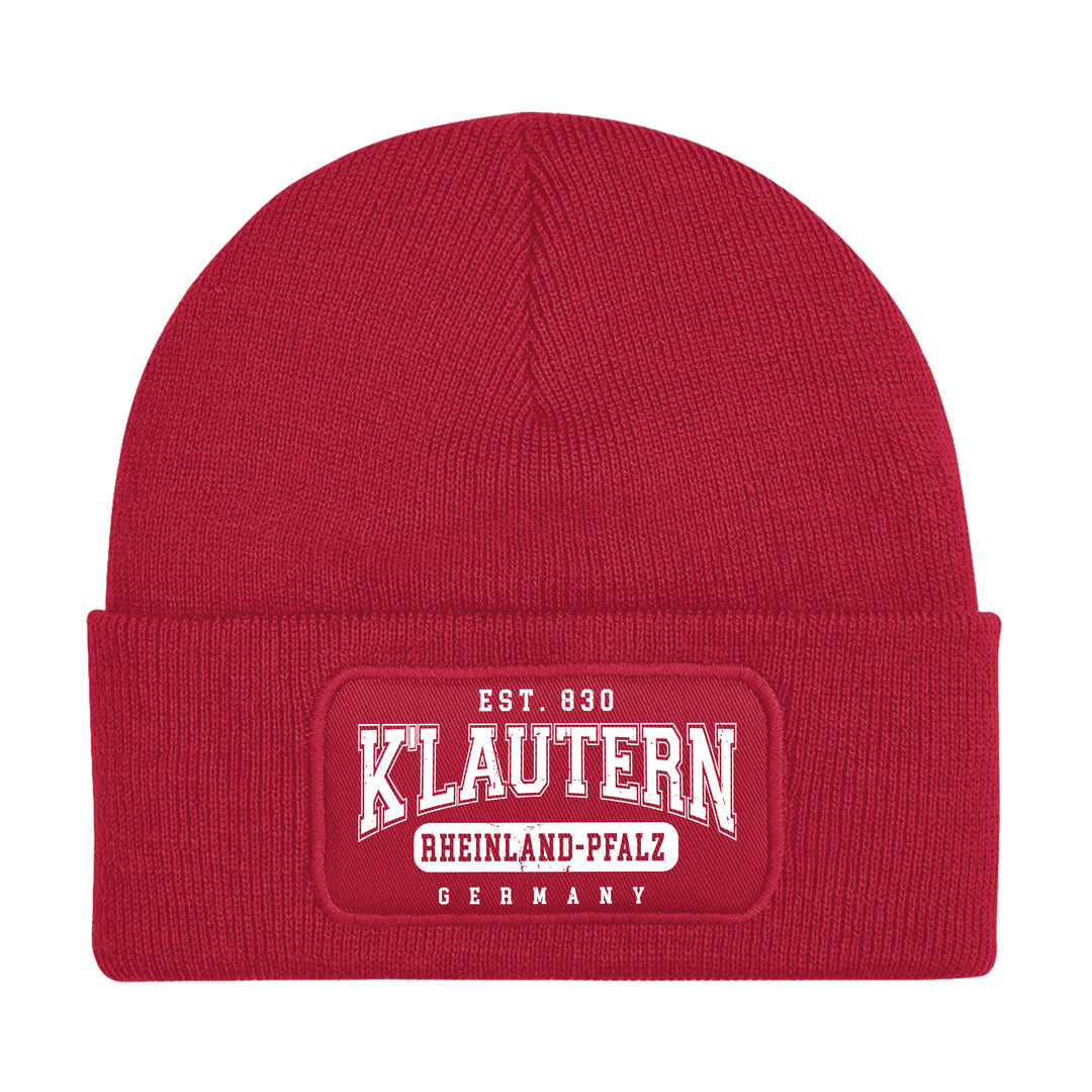 College City Kaiserslautern Mütze | Pfalz Wintermütze Klautern | Patch Beanie