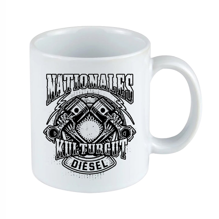 Kulturgut Diesel Tasse | Kaffeetasse Kaffeebecher Auto Schrauber Mechaniker Werkstatt