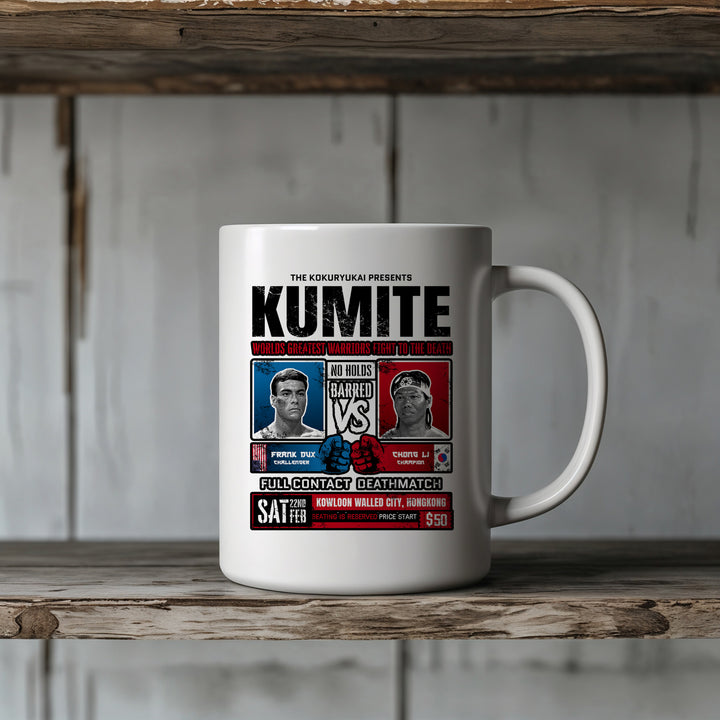 Kumite Tasse | Kampfsport Kaffeetasse Kaffeebecher Karate MMA Bloodsport | M6