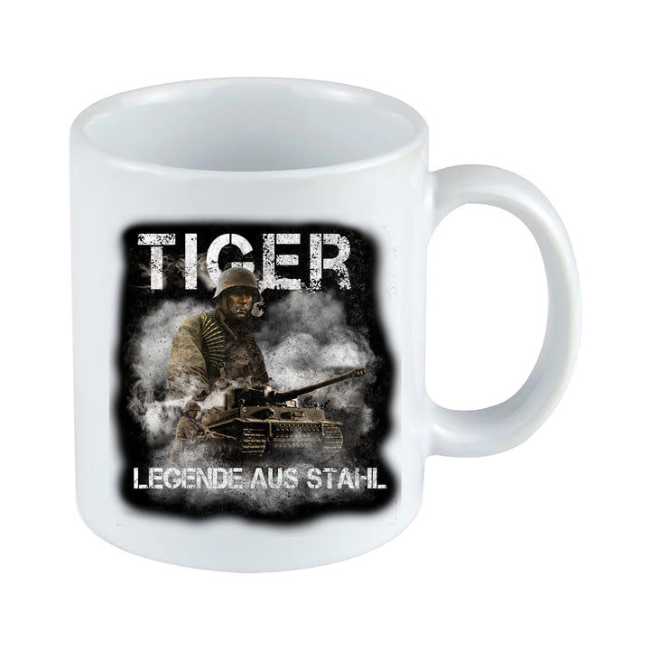 Legende Tiger Tasse | Tiger Panzer Kaffeetasse Militär Deutschland Kaffeebecher | M1