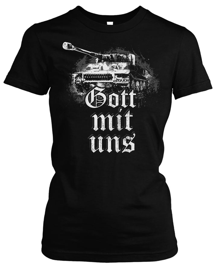 Legende Tiger Damen T-Shirt | Panzer WW2 Military Design | M4