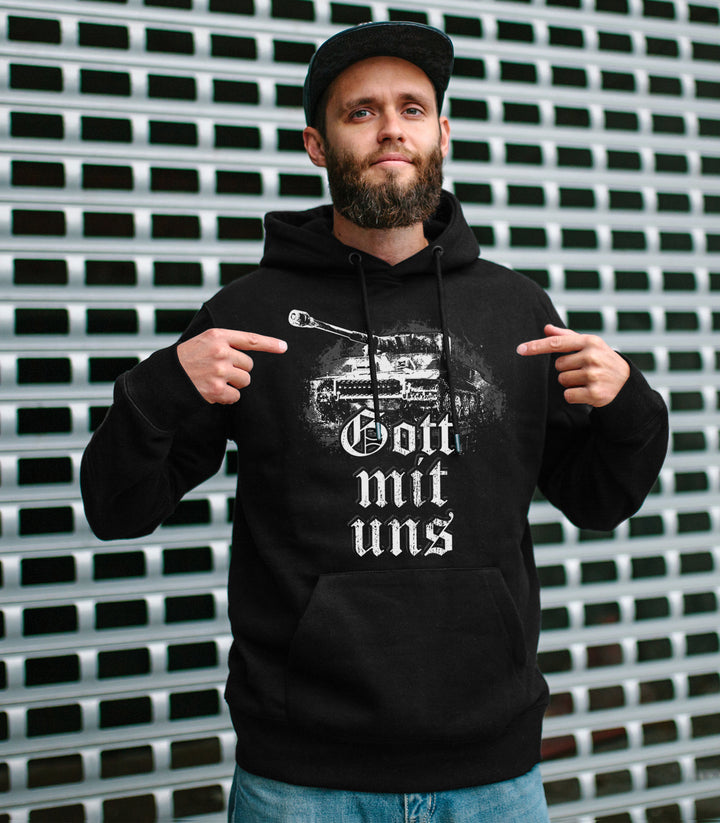 Legende Tiger Kapuzenpullover | Panzer WW2 Military Design | M4