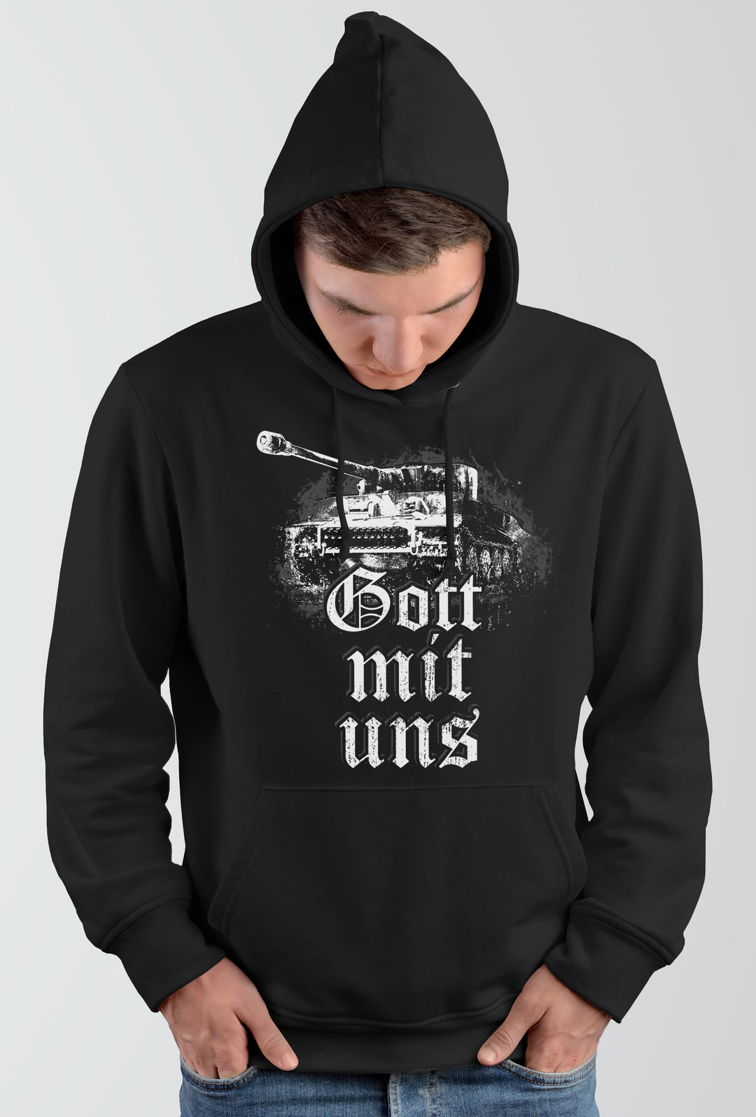 Legende Tiger Kapuzenpullover | Panzer WW2 Military Design | M4