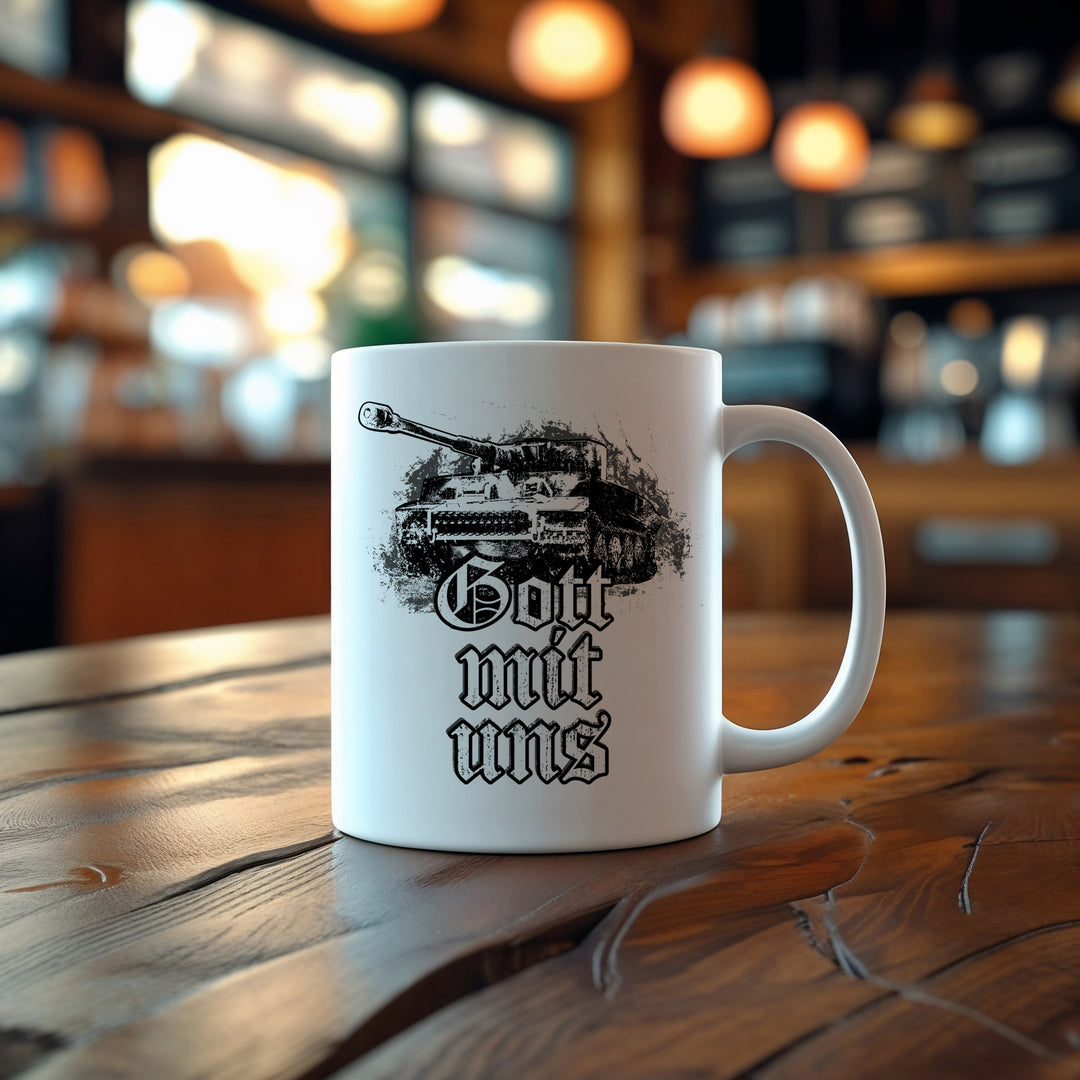 Legende Tiger Tasse | Tiger Panzer Kaffeetasse Militär Deutschland Kaffeebecher | M4