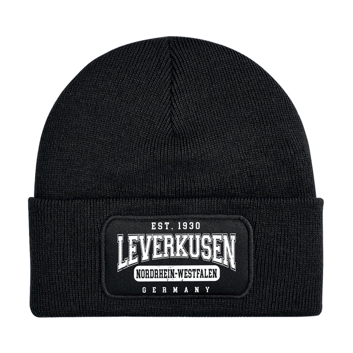 College City Leverkusen Mütze | Rheinland Wintermütze | Patch Beanie
