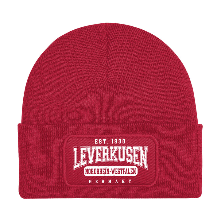 College City Leverkusen Mütze | Rheinland Wintermütze | Patch Beanie