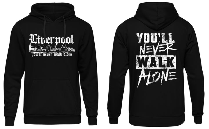 Liverpool Skyline Kapuzenpullover | Sport Fussball Trikot Ultras | M2