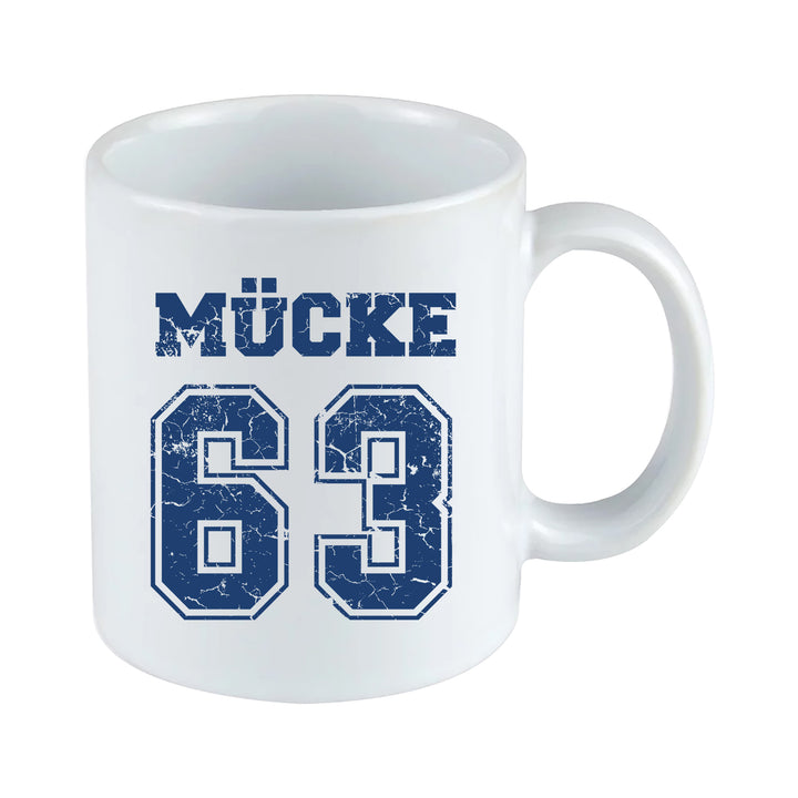 Mücke 63 Tasse | Bulldozer Kaffeetasse Bud Kaffeebecher | M1