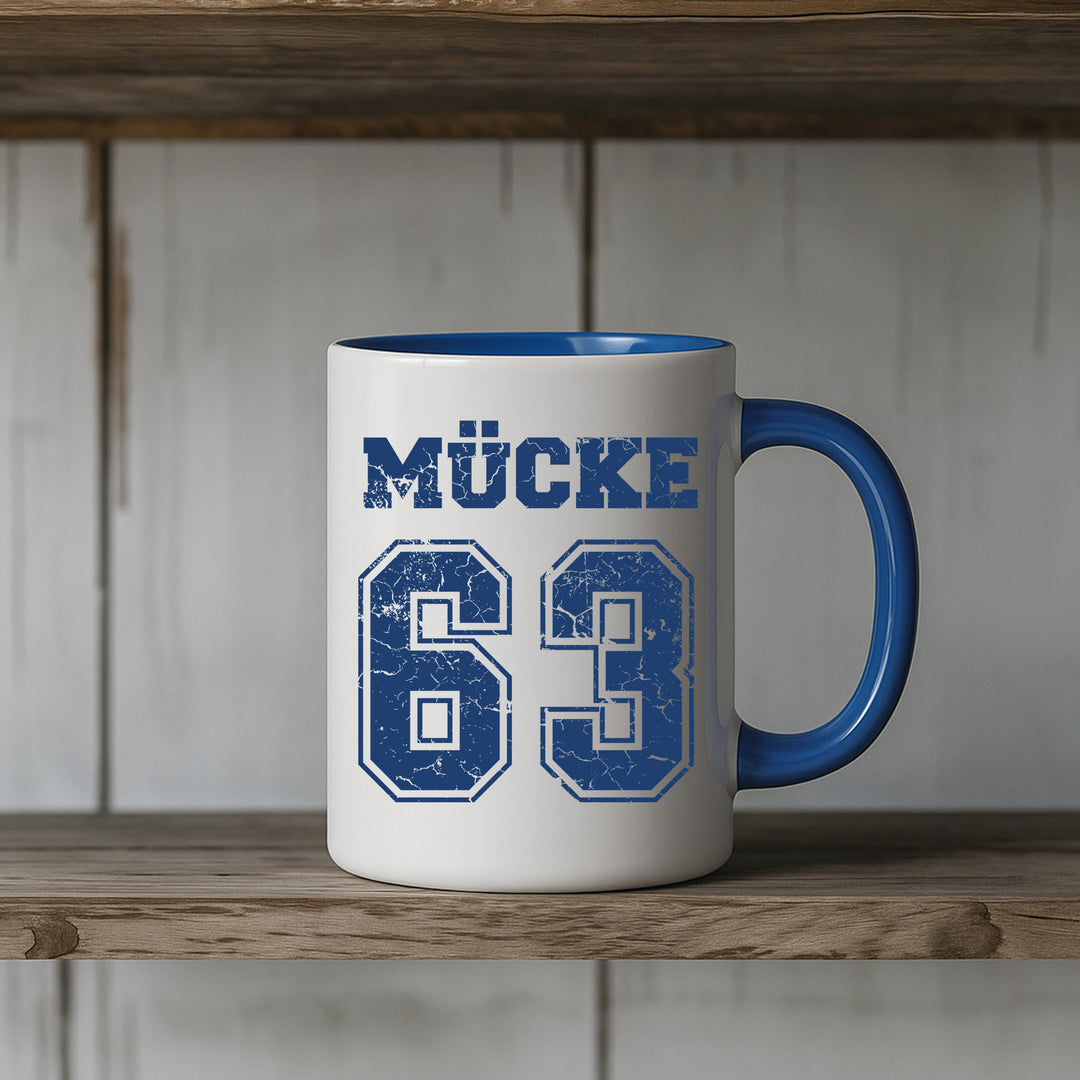 Mücke 63 Tasse | Bulldozer Kaffeetasse Bud Kaffeebecher | M1