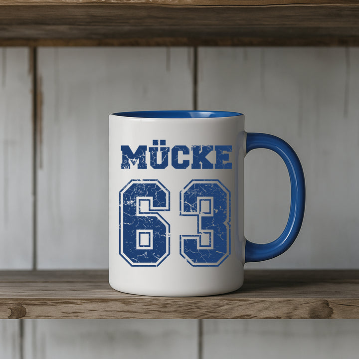 Mücke 63 Tasse | Bulldozer Kaffeetasse Bud Kaffeebecher | M1