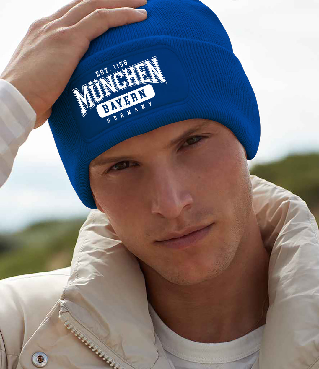 College City München Mütze | Bayern Wintermütze | Patch Beanie