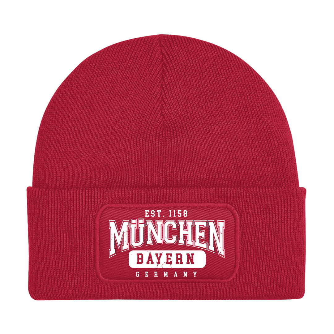 College City München Mütze | Bayern Wintermütze | Patch Beanie