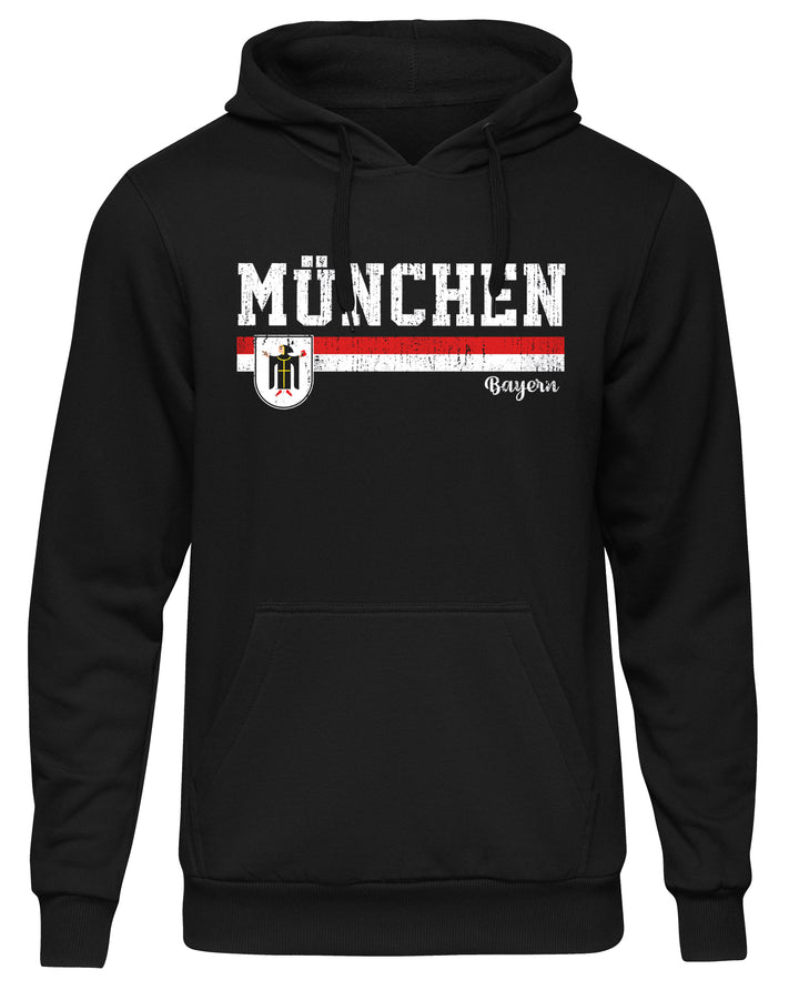 München Heimat Kapuzenpullover | Fanartikel für Bayern | M1-M2