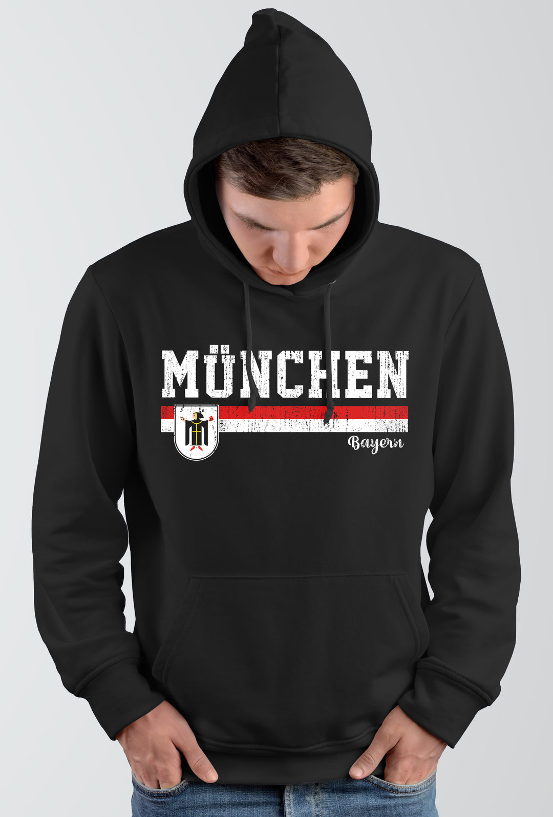 München Heimat Kapuzenpullover | Fanartikel für Bayern | M1-M2