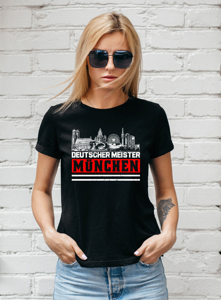 München Meister Damen T-Shirt | Fanartikel Fussball