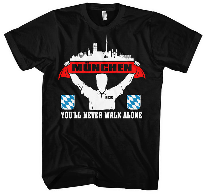 München Support T-Shirt | Stadt City Skyline Fussball