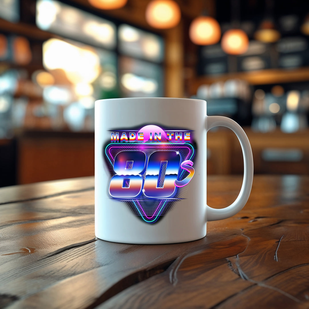 Made in the 80s Tasse | 80er Jahre Club Disco Kaffeetasse Geschenkidee Kaffeebecher
