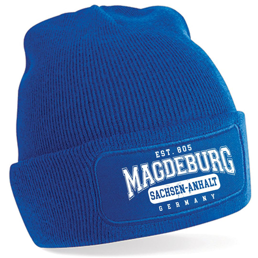 College City Magdeburg Mütze | MD Wintermütze | Patch Beanie