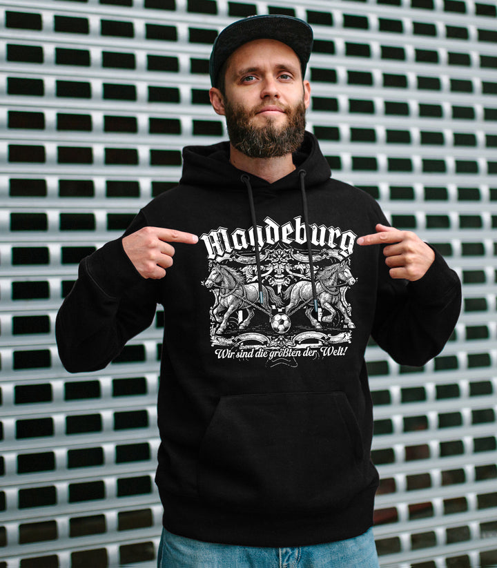 Magdeburg Halbkugeln Kapuzenpullover | Ostdeutschland Heimat | M1