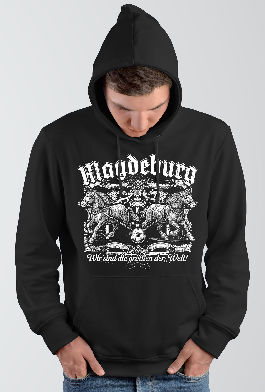 Magdeburg Halbkugeln Kapuzenpullover | Ostdeutschland Heimat | M1