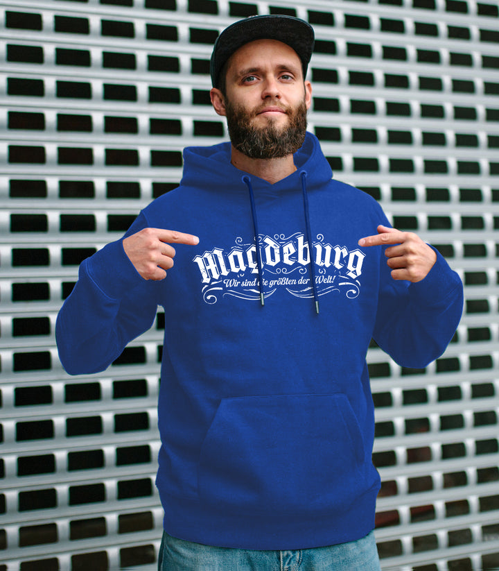 Magdeburg Halbkugeln Kapuzenpullover | Ostdeutschland Heimat | M2 FB