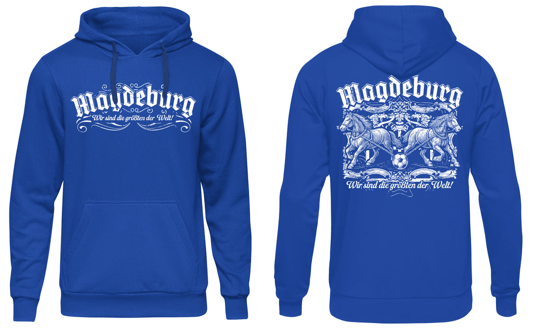 Magdeburg Halbkugeln Kapuzenpullover | Ostdeutschland Heimat | M2 FB