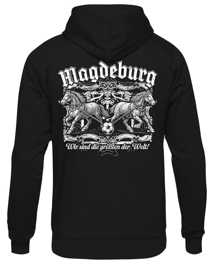 Magdeburg Halbkugeln Kapuzenpullover | Ostdeutschland Heimat | M2 FB