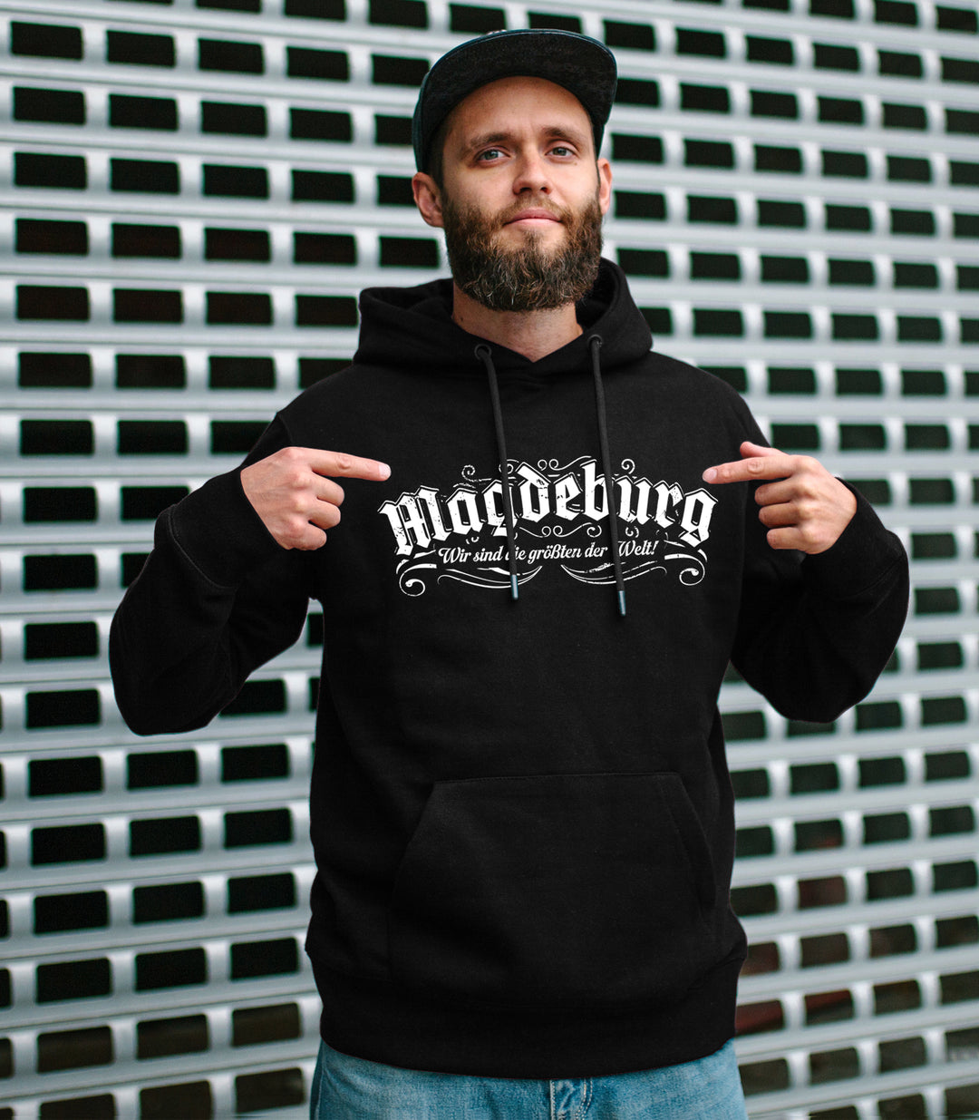 Magdeburg Halbkugeln Kapuzenpullover | Ostdeutschland Heimat | M2 FB